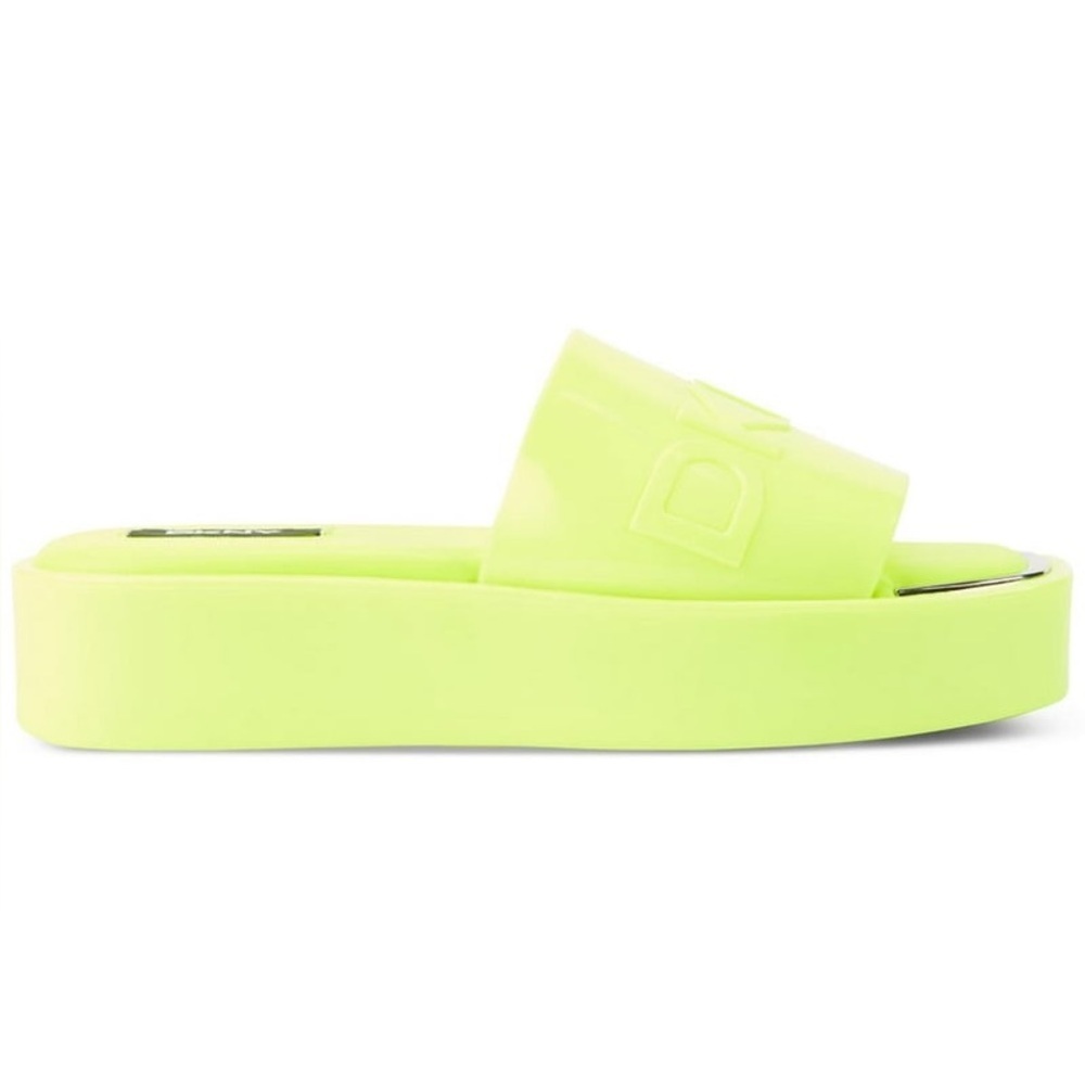 DKNY Womens Laren Slip On Casual Slide Sandals - Picture 2 of 4